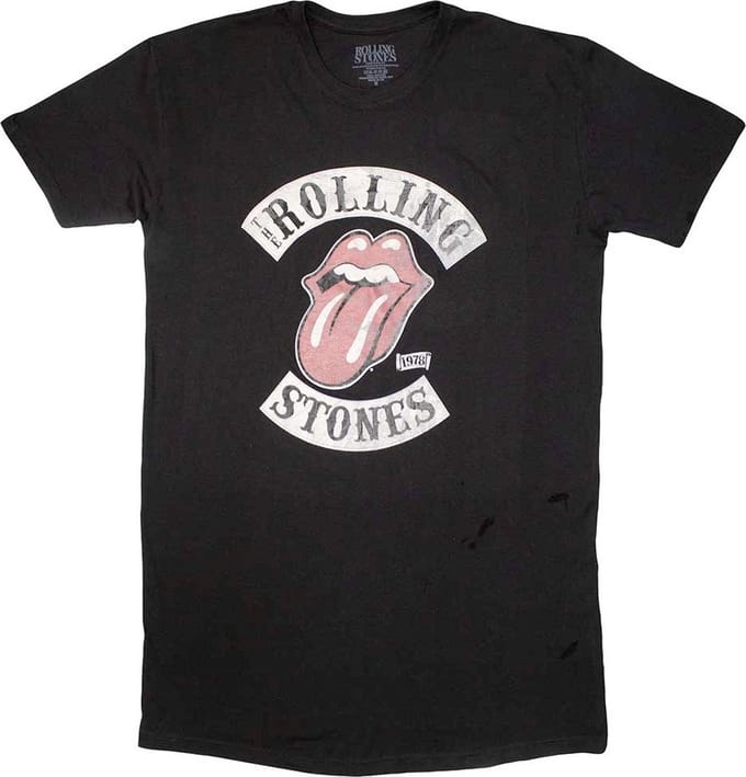 The Rolling Stones - Tour 78 Korte jurk - M - Zwart