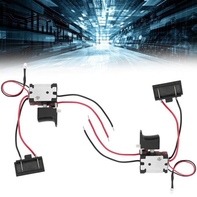 2 Pièces Interrupteur Principal Montage Circuit Pilote Clé Électrique CWCCW Régulation Continue