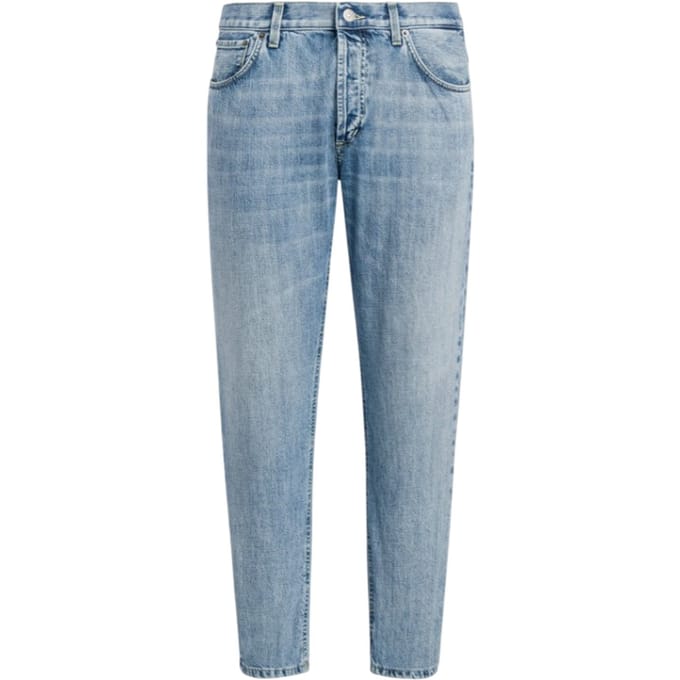 Mannenbroek Dondup - jeans 5 pockets wortel brighton in denim - blauw