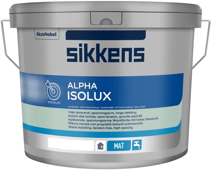 Sikkens Alpha Isolux SF - 10 l - 9-11 m²/l - Afwerkingslaag
