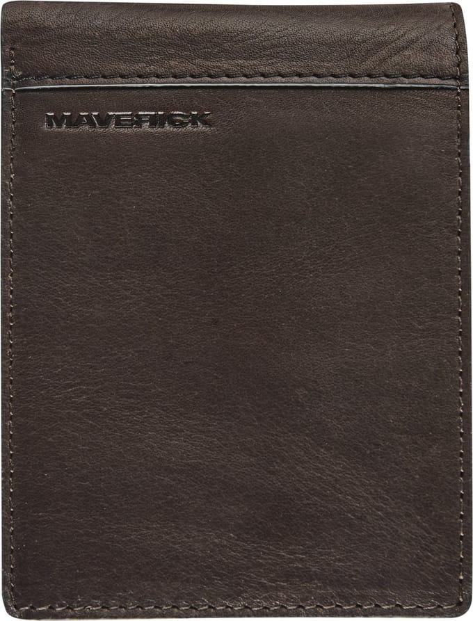 Maverick Billfold anti skim met kleingeld bruin