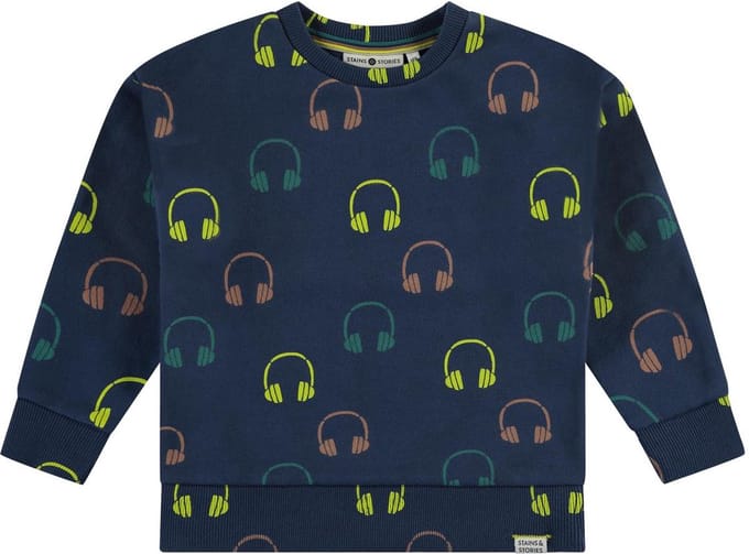 Stains & Stories boys sweatshirt Jongens Trui - Maat 92