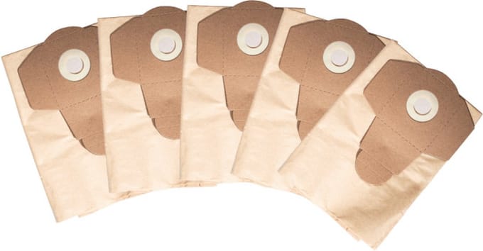 Scheppach - Papierstofzuigerzakken - 20L - 5 stuks - Compatibel met NTS16, NTS20