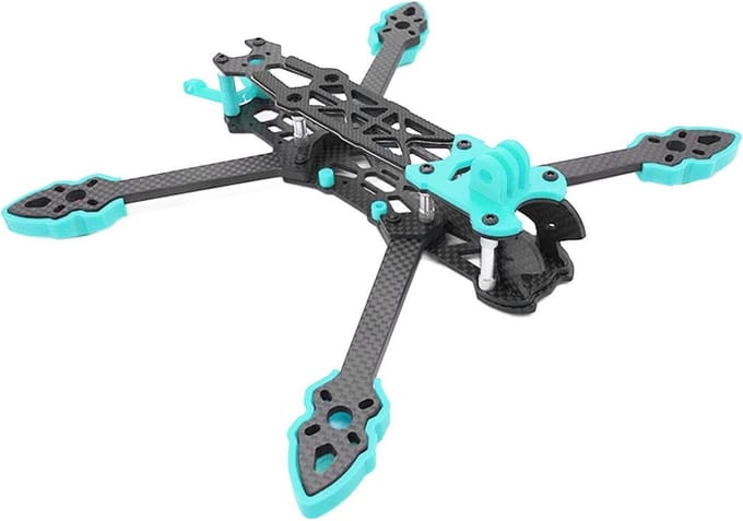 Professionele Quadcopter Frame Kit voor FPV Racing Drones, 225mm Carbon Fiber Drone Frame voor RC Accessoires en Verbeterde Stabiliteit