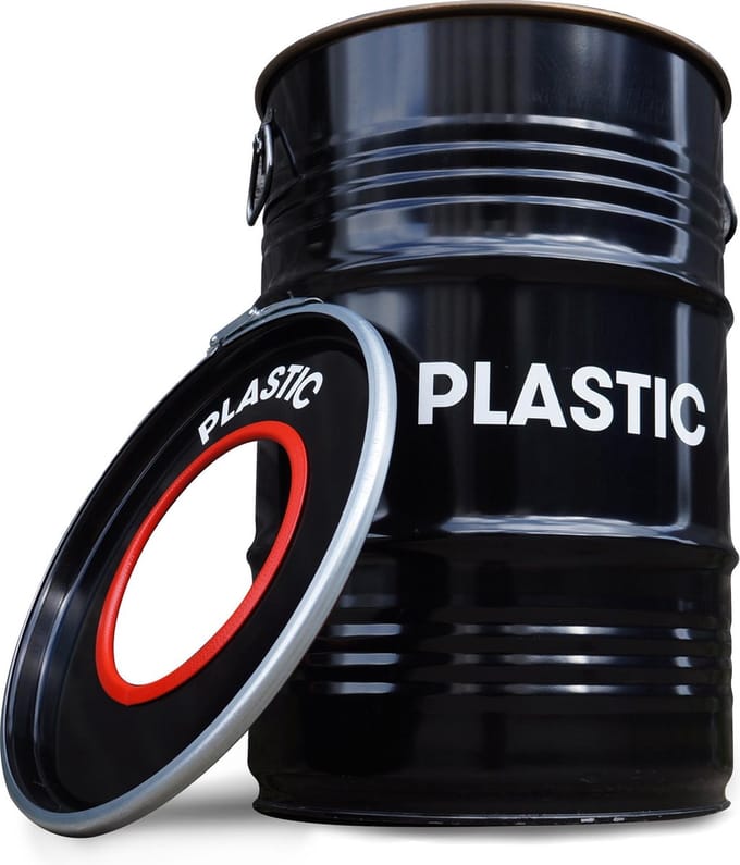 Prullenbak BinBin Red 60L lit