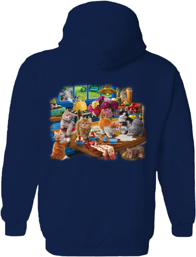 Kittens In The Kitchen The Coloured House Hoodie M