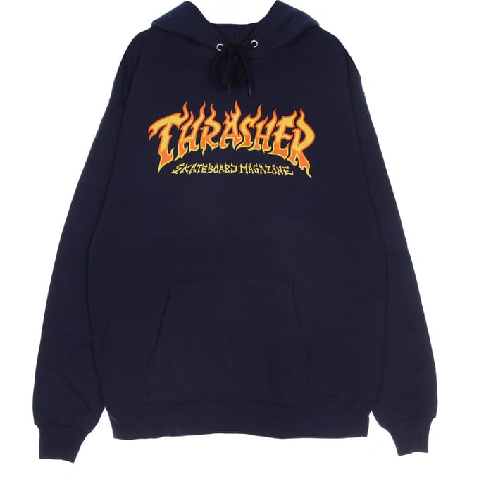 Marineblauw sweatshirt met capuchon voor heren