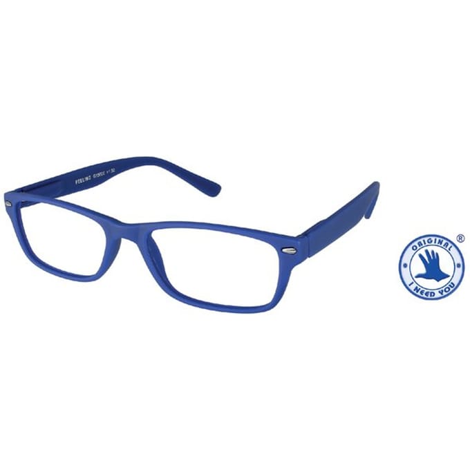 Leesbril I Need You +2.50 dpt Feeling blauw