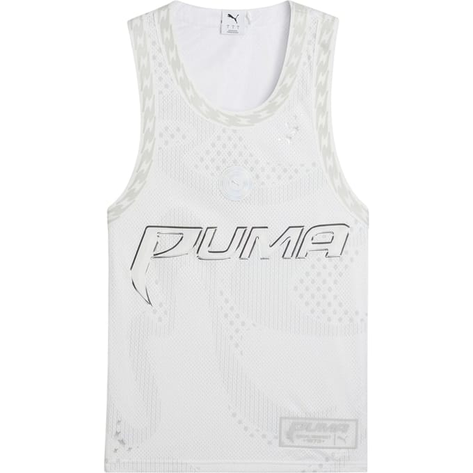 Puma Dames Mesh Prestaties Basketbalsjersey (Puma Wit)