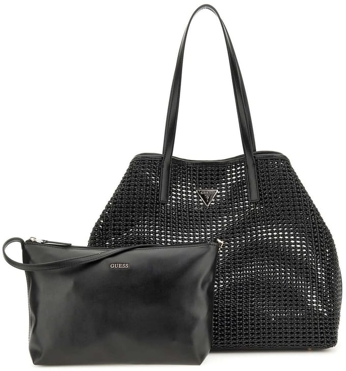GUESS shopper Brigitta 2 in 1 Tote Black zwart