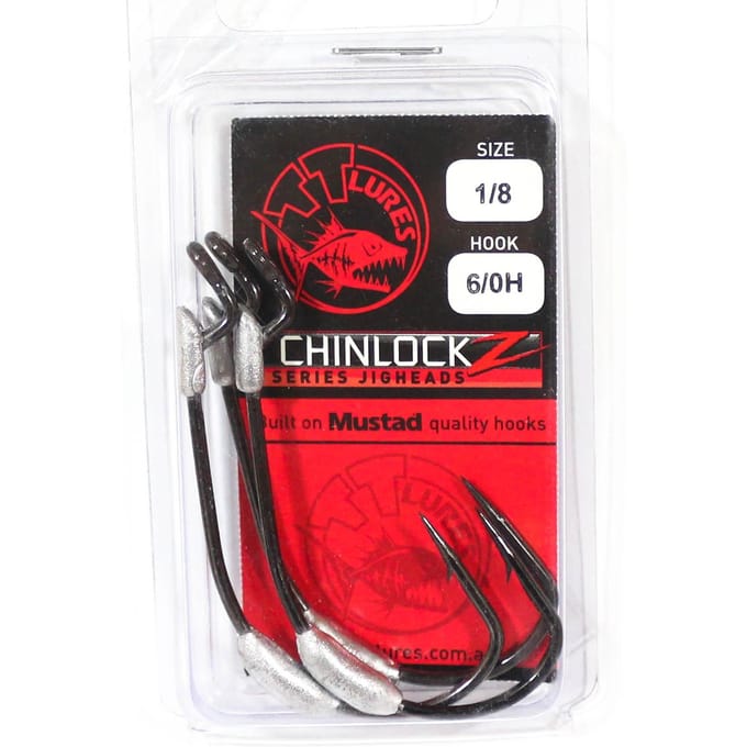 Tackle Tactics TT ChinlockZ SWS verzwaarde wormhaak 1/8 oz 6/0 3/pack (0879)