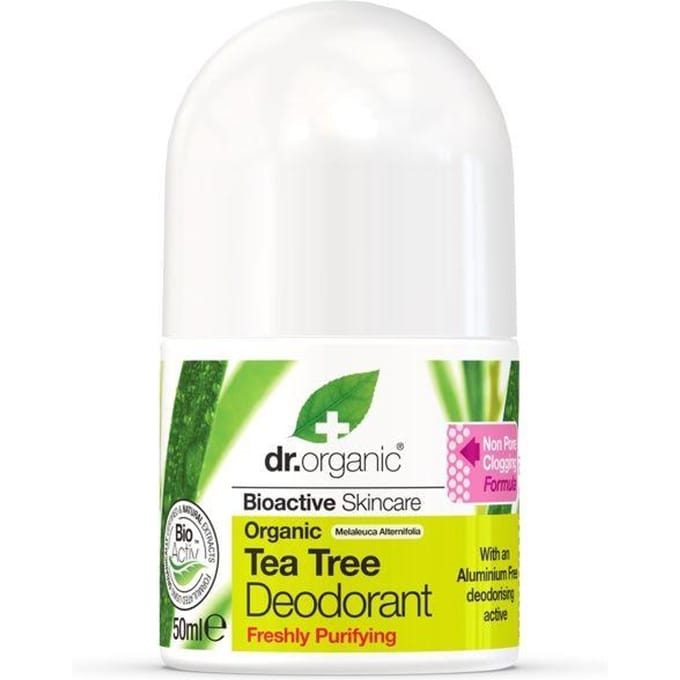 Deodorant Roller Dr.Organic DR00145 Tea tree 50 ml