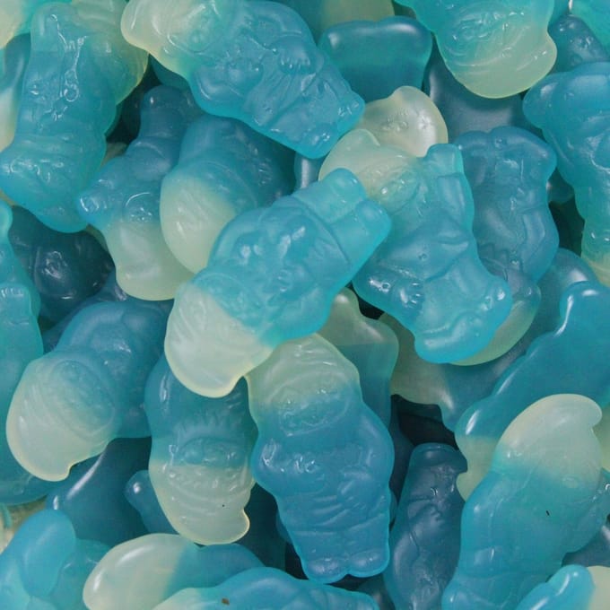 Haribo - Kabouters - 1 Kilo - Schepsnoep - Snoep - Blauw en Wit