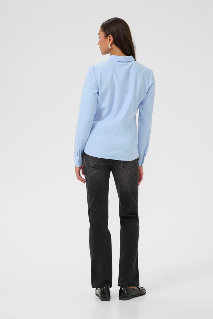 Overhemd met lang mouwen KAgiulia Tight fit blue