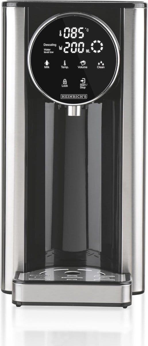 Warmwaterdispenser met temperatuurinstellingen 40-100°C voor snelle waterbereiding