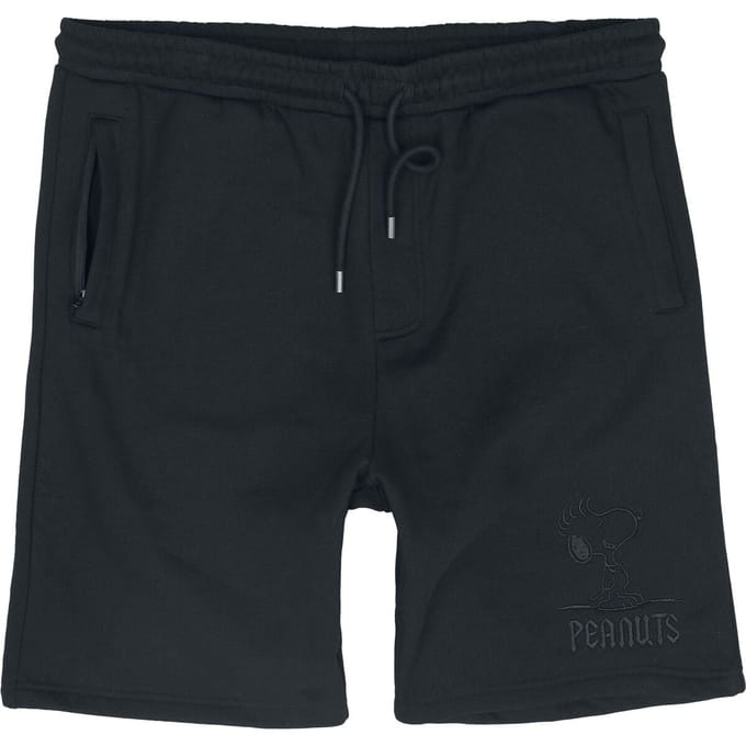 Peanuts Shorts - Snoopy - S tot 3XL - voor Mannen - zwart