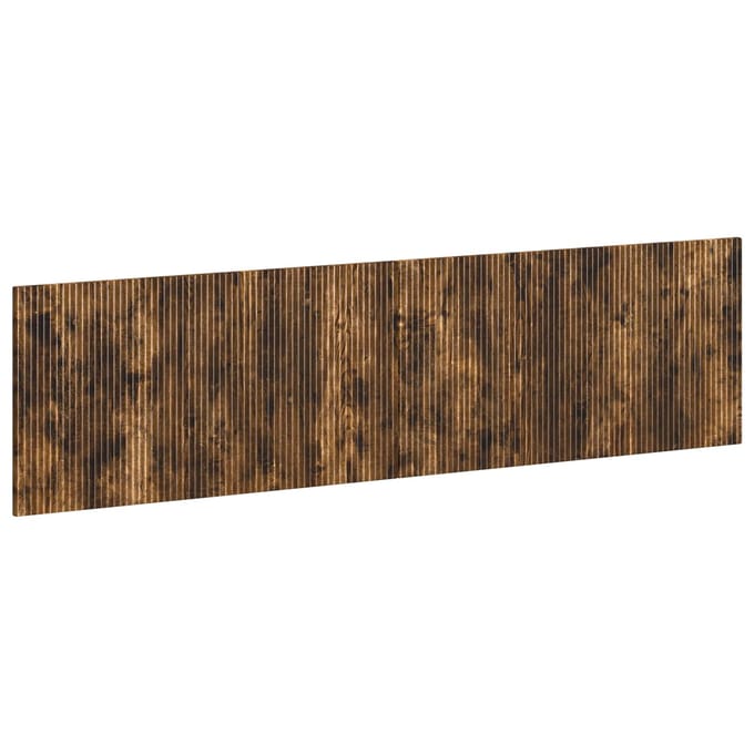 vidaXL - Wandgemonteerd - Hoofdbord - ARNHEM - Gerookt - eiken - Bewerkt - hout