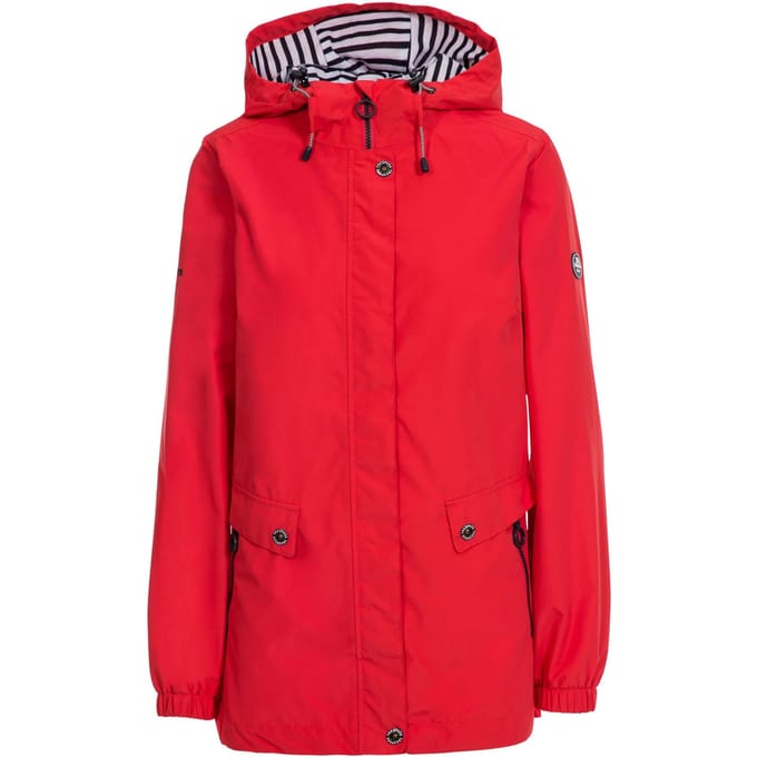 Trespass Dames/dames Flourish Waterproof Jasje (Rood)