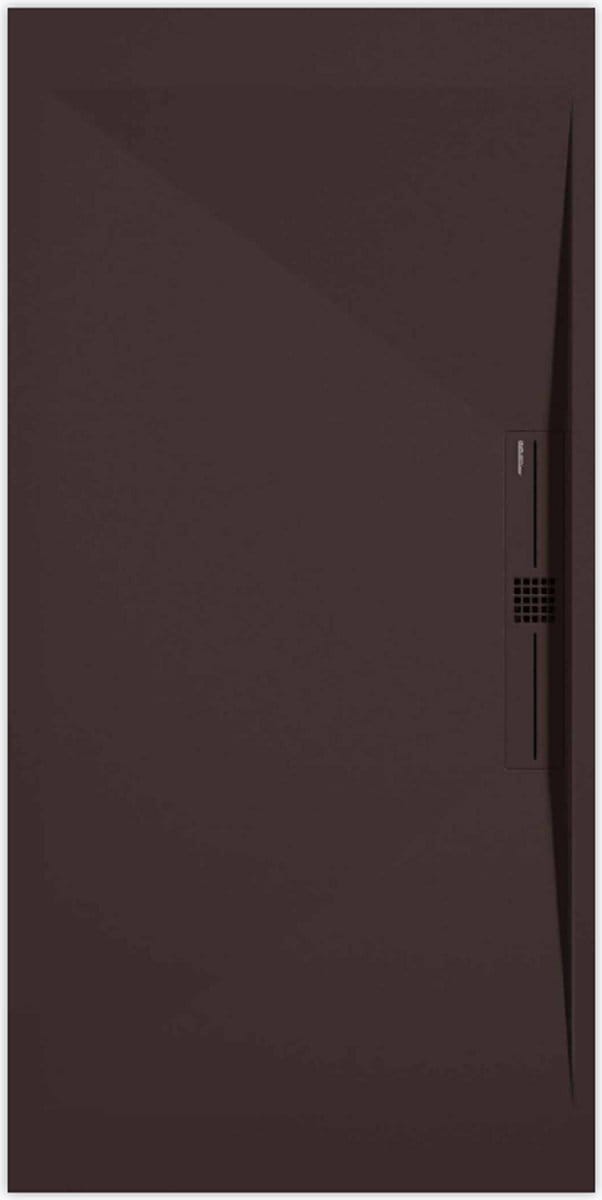 Sanifun douchebak Stone Side Chocolate Smooth 1400 x 700 P