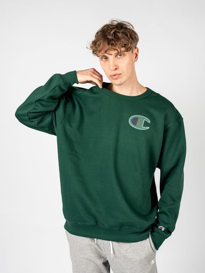 Champion blouse C-Neck Mannen groen