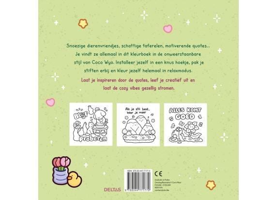 Cozy Vibes Cute & Comfy kleurboek Coco Wyo Kleurboeken