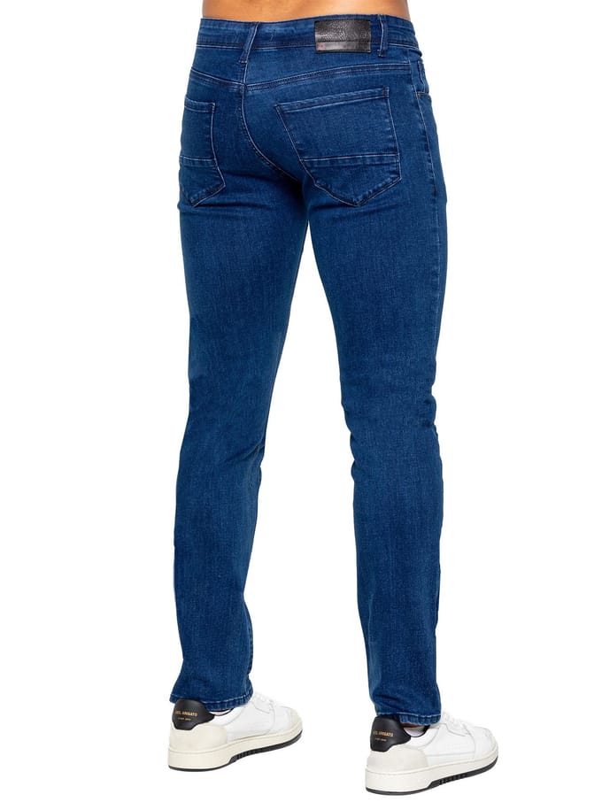 ETO | Heren Rechte Benen Jeans - Blauw
