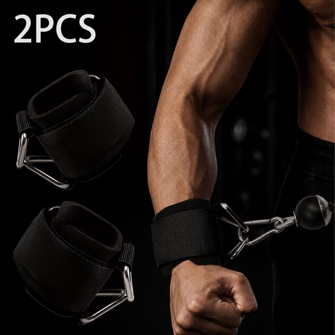 Lifting Straps met Antislip Grip – Polsbanden voor Deadlifts, Pull-Ups en Krachttraining – Verstelbaar & Comfortabel – Set van 2