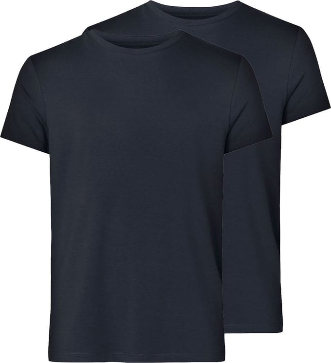 Resteröds Heren onder t-shirts 2 pack Bamboo
