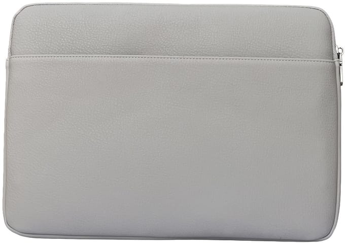 DESQ® Laptophoes - 13"-14" - Stone - Generfd kunstleer - Dutch Design