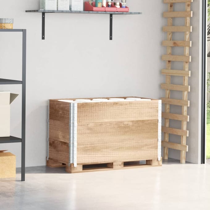 vidaXL Palletopzetranden 3 st 100x50 cm massief grenenhout