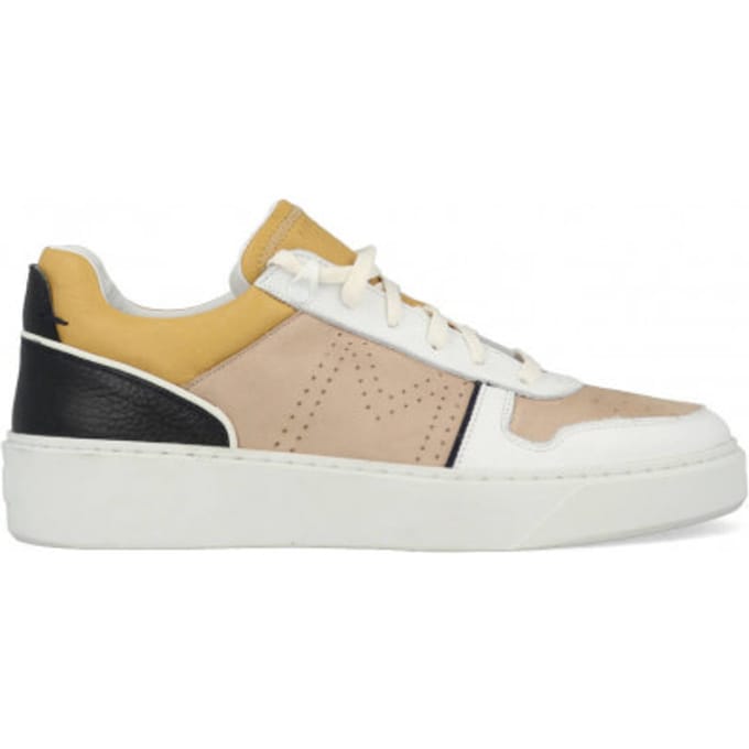 McGregor Heren Sneakers - Geel - Lage Sneakers - Nubuck - Veters