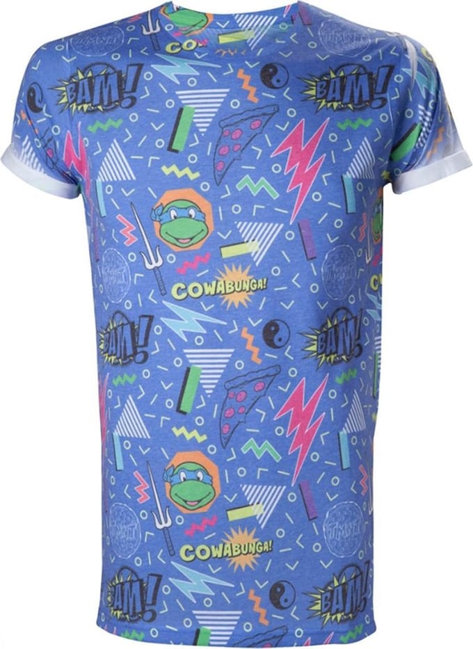 Turtles - Men T-shirt sublimation blue print - S