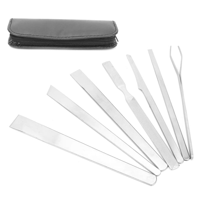 Pedicure Mes Set Huishoudelijk Ingegroeide Teennagel Dode Huid Eelt Verwijdering Pedicure Gereedschap Set white