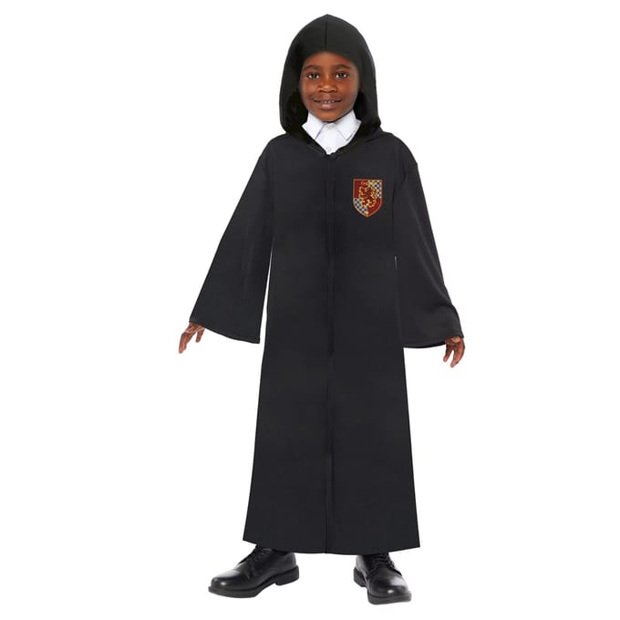 Amscan Kinderkostuum Harry Potter Robe with 4 badges maat 146-158 cm