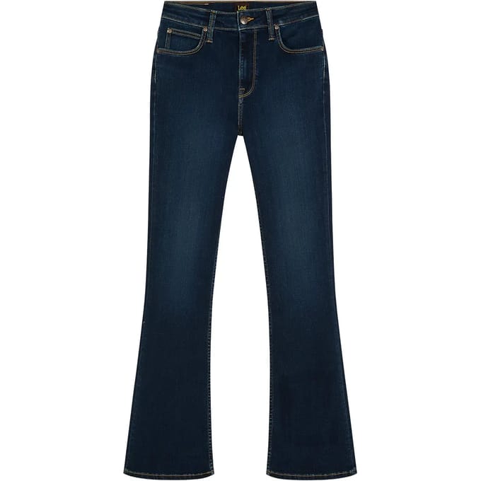 Damesjeans Lee Breese Fringed Benefits Bootcut