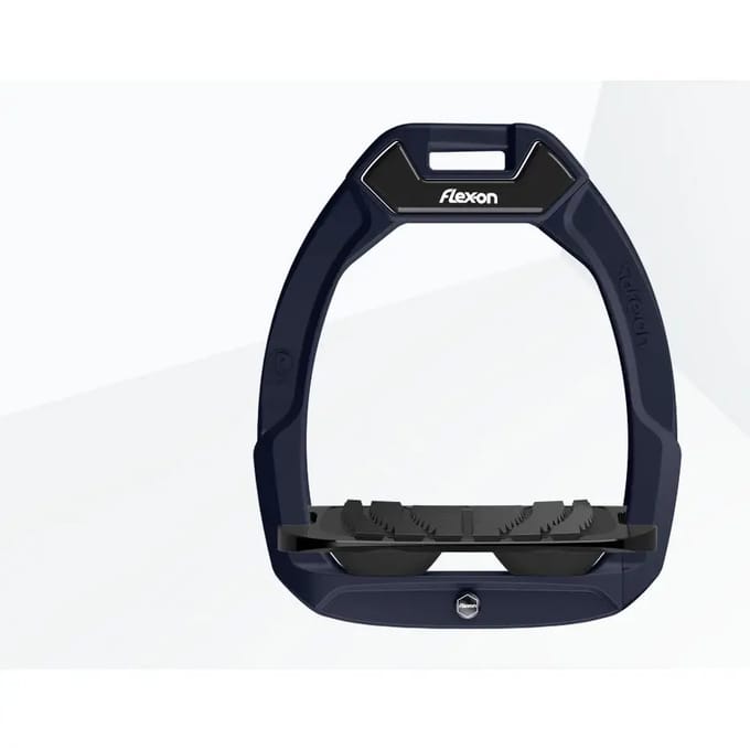 Veiligheidsjockeysporen Schuin Grip Aluminium/Zwart/Zwart Flex-On Safe-On