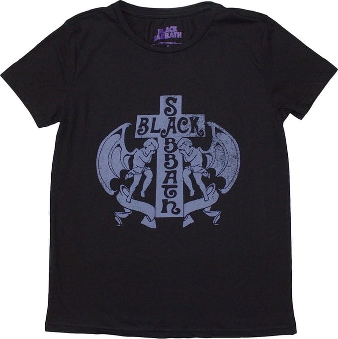 Black Sabbath - Angels Dames T-shirt - M - Zwart