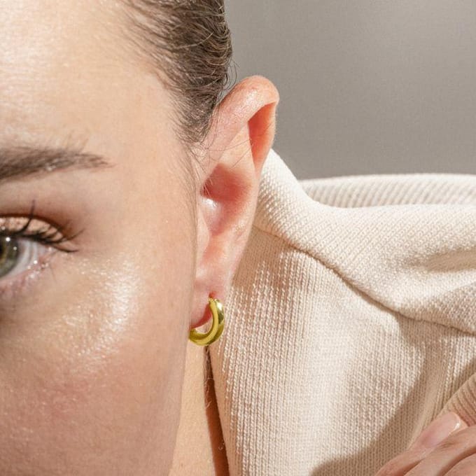 Luxenter 18K goudkleurige oorbellen - Helali
