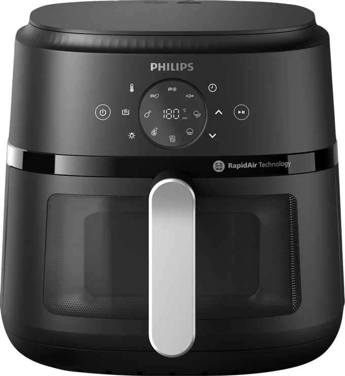 Philips 2000 serie - NA231/00 - Heteluchtfriteuse - 6.2 Liter - 1700 Watt - Zwart