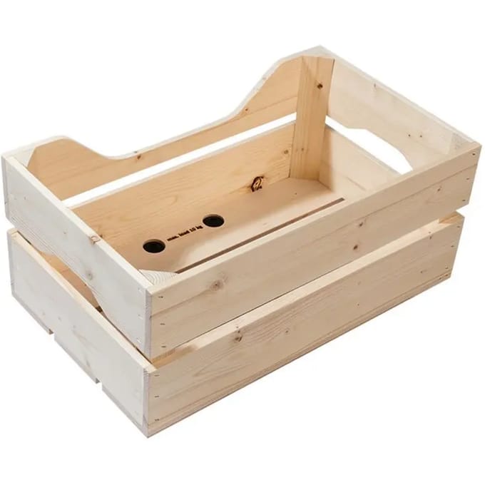 Fonds Racktime arrière bois avec anse sur porte bagage compatible vae et systeme racktime snapit WOODPACKER 2.0