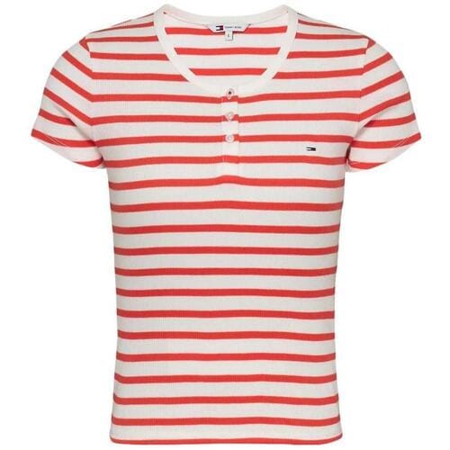 T-shirt Korte Mouw Tommy Hilfiger Slim Button