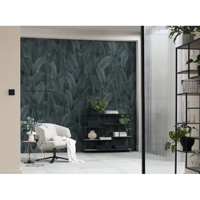 Komar Fotobehang Bain Feuil - Groen - 2,50m X 300cm