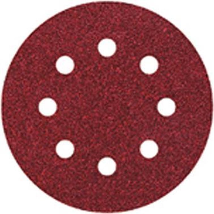 Wolfcraft 2270000 Excenterschuurpapier Met klittenband, Geperforeerd Korrelgrootte (num) 60 (Ø) 115 mm 5 stuk(s)