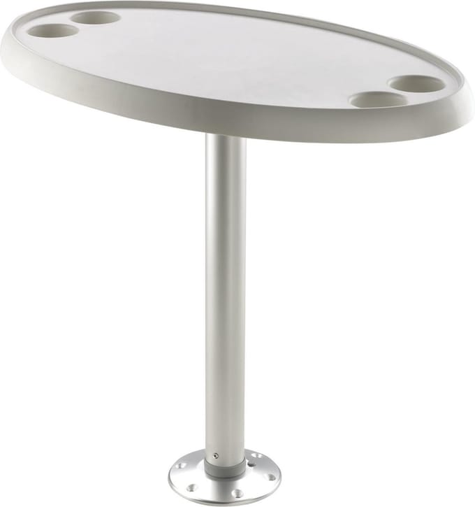 VETUS ovalen Tafel 45 x 76 cm inclusief Tafelpoot