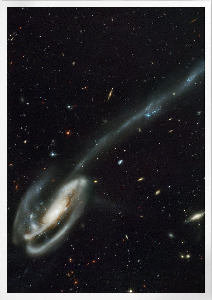 The Tadpole Galaxy | Space, Astronomie & Ruimtevaart Poster | B2: 50x70 cm