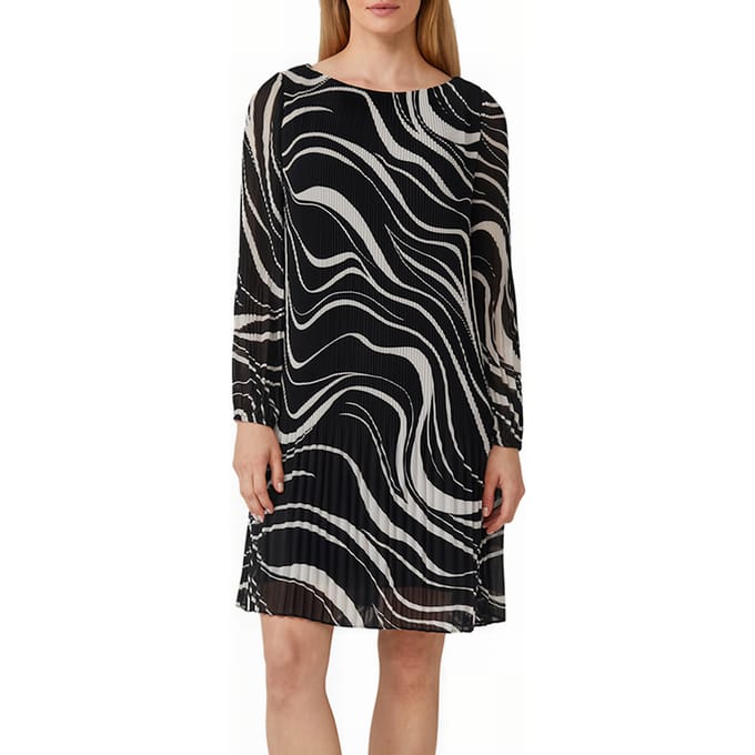 s.Oliver Kleider/einteiler Black Maat: 36 | Midi Jurken Outlet | Dames | Zwart