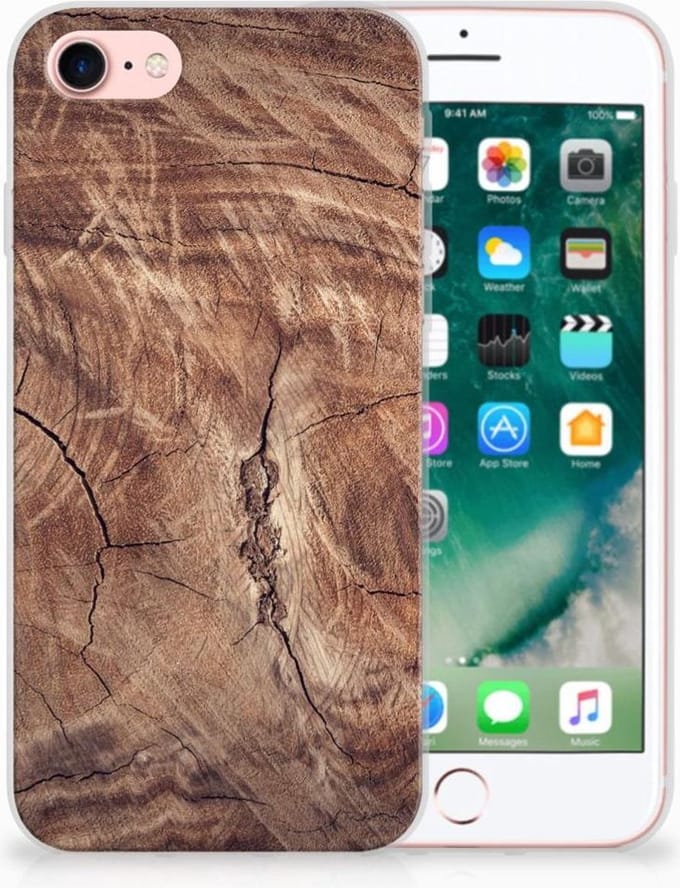 iPhone SE 2022 | SE 2020 | 8 | 7 Bumper Hoesje Tree Trunk
