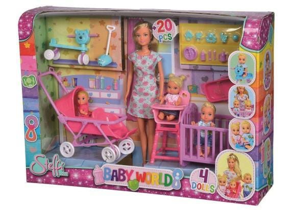 Simba - Steffi Love - Baby World Set - 29 cm - Pop - Vanaf 3 jaar