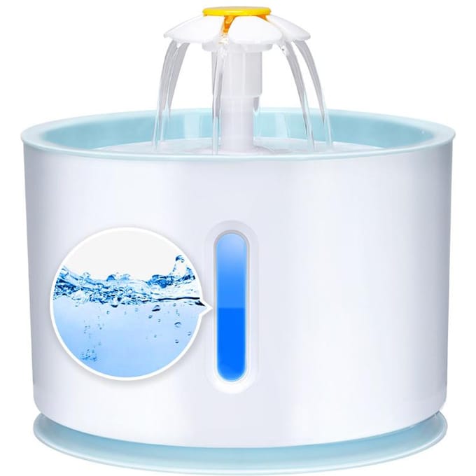 FBA Monopoly USB-modellen met LED-verlichting kleine bloem huisdier waterbak blauw white