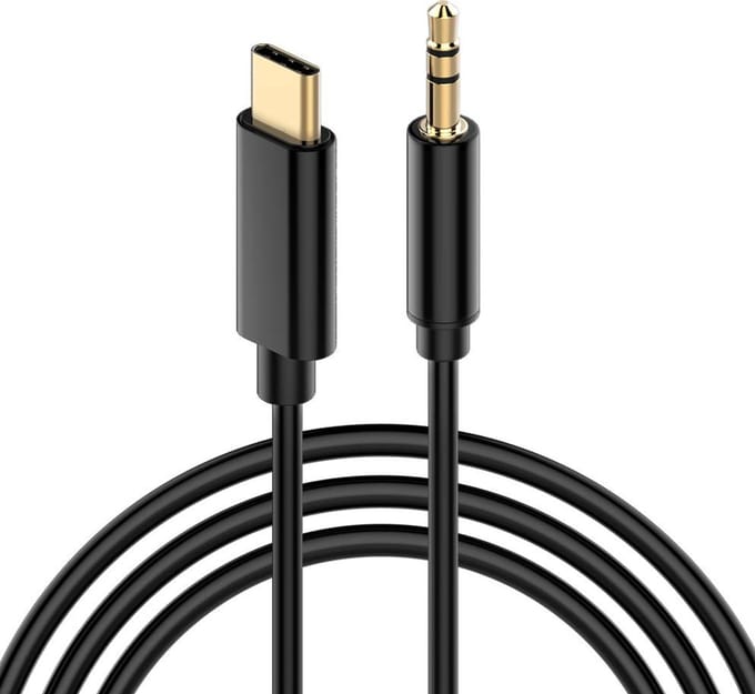 USB C naar Aux Kabel - Audio Jack naar USB-C Converter - Audiokabel met 3.5mm Jack naar USB-C